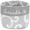 UppyHome Portacialde capsule caffè tessuto stoffa shabby cucina contenitore made in italy
