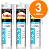 Pattex Silicon5 Silicone Acetico Universale Resistente a Muffe e Raggi UV