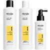 Nioxin Sistema 1 Kit Trifasico Shampoo 300ml Conditioner 300ml Treatment 100ml