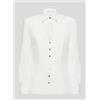 SIMONA CORSELLINI - CAMICIA CON OBLÒ BIANCA SCONTO 50%
