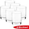 Bormioli Rocco Set Bicchieri Cortina 25,5 CL - 3/6 Pezzi Eleganti Bicchieri in Vetro Acqua