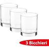 Bormioli Rocco Set Bicchieri Cortina 25,5 CL - 3/6 Pezzi Eleganti Bicchieri in Vetro Acqua