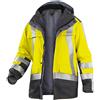 KÜBLER Workwear 'Kübler Giacca da lavoro PSA Safety X, 1 pezzi, XXL, colore: giallo/Antracite, 19698420 - 3497 - XXL
