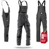 KÜBLER Workwear Kubler 32505365 - 9799 - 90, 90 activiq Salopette, colore: Antracite/Nero