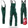 KÜBLER Workwear Kubler 32505365 - 6599 - 90, 90 activiq Salopette, colore: verde/nero