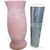 FratelliVagnoni Vaso Fiori Portafiori Bianco o Rosso con Contenitore Zinco cimitero tomba lapide