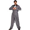 Leg Avenue Pinstriped Tux Jumpsuit Set di costumi, L