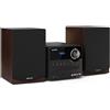 Sharp Micro Hi-Fi Bluetooth Lettore CD / MP3 Radio DAB+ 45W Marrone XL-B517D(BR)