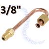 ShineYear Raccordo a inversione rame da 3/8'' sae 180° per split