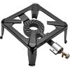 MAURER FORNELLONE A GAS ACCIAIO VERNICIATO GRANDE 40X40 POTENZA 5,5 kW FI83724