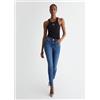 Liujo UXX037 78482 JEANS SKINNY BOTTOM UP LIU JO DONNA PANTALONE DENIM PANTALONI WOMAN