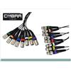 Cobra Pro Cavo Frusta snake cable 8 XLR(F) 8 XLR(M) 10 metri multicavo Pro