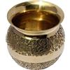 Kalash Lota decorativo con design floreale per Pooja, dimensioni: 10 cm x 9,5...
