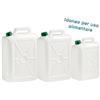 ECOPLAST srl Latta Tanica Alimentare per Acqua in Plastica 25 Litri Ecoplast