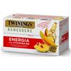 TWININGS Benessere Tisana ENERGIA infuso Mango e Ananas Menta Ginseng Scatola