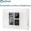 Seitron Cronotermostato Wi-Fi domotica settimanale bianco Seitron Wi-Time Wall classe V