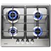 PremierTech® PremierTech Piano Cottura a Gas 4 fuochi 60cm Incasso Acciaio Inox PC4G60