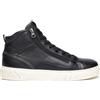 NERO GIARDINI SCARPE SNEAKERS ALTE UOMO NERO GIARDINI I400431U PELLE 100 ORIGINALE AI 2025