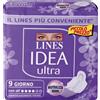 Lines Idea ultra giorno, assorbenti con ali - 9 pz