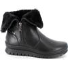 IGI&CO SCARPE STIVALETTI IN PELLE DONNA INVERNO 6658700 GORETEX NERO