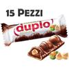FERRERO Kinder DUPLO 15 pezzi Cioccolato Nocciolato Ferrero Chocolat Snack SPED. GRATIS