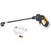 WORX WG620E.9 idropulitrice Hydroshot 20V, portatile, a batteria, con ugello a spruzzo multiplo, tubo da 6 m, senza batteria e caricatore