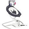 Babymoov Swoon Motion 3 in 1 Altalena Dondolo elettrico, Bianco Grigio
