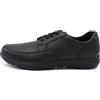 Enval Soft scarpe da uomo in vera pelle nero memory foam eleganti lavoro comode