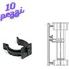 GANCIO PER ZOCCOLO DA MOBILE CUCINA IN ABS CLIP PIEDINI ZOCCOLATURA PLASTICA