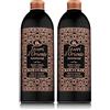 Tesori d'Oriente - Bagno Crema Hammam, Bagnoschiuma con Olio di Argan dalle Note di Fiori d'Arancio, Deterge la Pelle e Dona Nutrizione, 500ml (Confezione da 2)