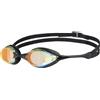 Arena Occhialini Nuoto Cobra Original Swipe Mirror Yellow Copper Black