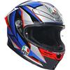 AGV K6 S E2206 MPLK SLASHCUT BLACK/BLUE/RED XS