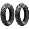ECOVELO 2 Pneumatici 10 x 2.50 Copertoni RINFORZATI per monopattino elettrico Hoverboard Scooter 10"