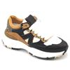 Accademia 72 AC-040A sneaker pelle nero-bianco-beige pelle scamosciata leopardo