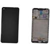 Samsung DISPLAY LCD FRAME ORIGINALE SERVICE SAMSUNG GALAXY A21S SM A217FN TOUCH NERO