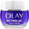 Olay Retinolo 24 Crema Notte Idratante Viso Cura della Pelle con Vitamina E Antiossidante. Cura della pelle Well-aging durante la notte: ammorbidisce, rinnova e idrata, 50 ml