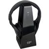 CGV | HEL PRELUDE 2 cuffie TV-HiFi wireless (over-ear trasmissione audio digitale (2,4 GHz) con stazione di ricarica, 30 m di portata) Nero