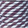 WatioWave Cavo in tessuto per ferro da stiro, 15 m, color granato, ideale per il collegamento di elettrodomestici e decorazioni per la casa.