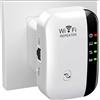 LEOVIN Ripetitore Amplificatore Extender Segnale WiFi Smart TV PC Access Point RJ-45