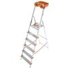 COLOMBO NEW SCAL spa Scala Scaletto in Alluminio Attica con Portaoggetti Max 150 Kg 8 Gradini