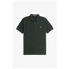 Fred Perry 🔵 Fred Perry Polo M6000 W64 VerdeNotte/Ocean Uomo New FW24/25