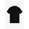 Fred Perry 🔵 Fred Perry Polo M6000 U35 Black / Whisky Brown Uomo New FW24/25