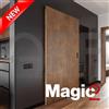 terno scorrevoli BINARIO PER PORTA SCORREVOLE a scomparsa MAGIC2 1100 - TERNO SCORREVOLI Magic 2
