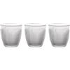 DI.MO COMMERCIALE SPA Set 3 Bicchieri da Tavola in Vetro Trasparenti Granny 260 cc