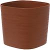 Tera VASO Fioriera CAPRI ovale PLASTICA RICILATA 40 cm VARI COLORI interno esterno