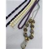 lotto bigiotteria vintage nuova:4 collane