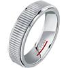 AMEN Anello Sector Row SACX25 Fascia Acciaio Lucido Ring 21 23 25 27 Uomo Nuovo