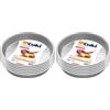 Cuki Vaschette Alluminio - Ultra Forza - 12 Porzioni - Tonde [Ts10G] - 6 Confezioni Da 2 Pezzi - 280 g (Confezione da 2)