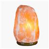 Ad trend Lampada di sale rosa dell'Himalaya 1-2 Kg con base in legno e filo 15x10 cm