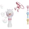BS Sparabolle di sapone bambini macchina per bolle libellula volante giocattolo